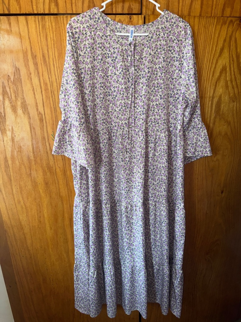 Women’s Floral Lavender Midi Dress
